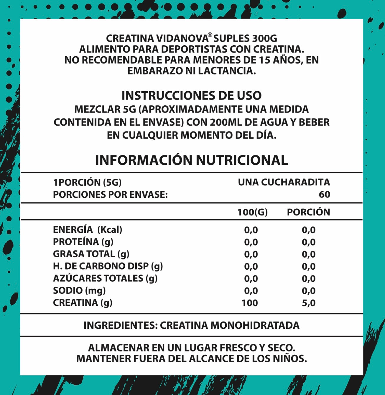 Creatina Monohidratada Micronizada Pro 300 g