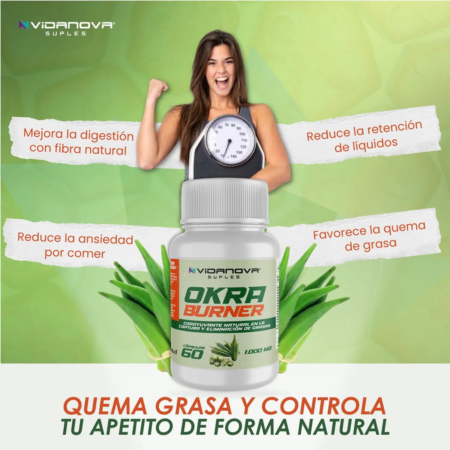 Okra Burner – 60 Cápsulas