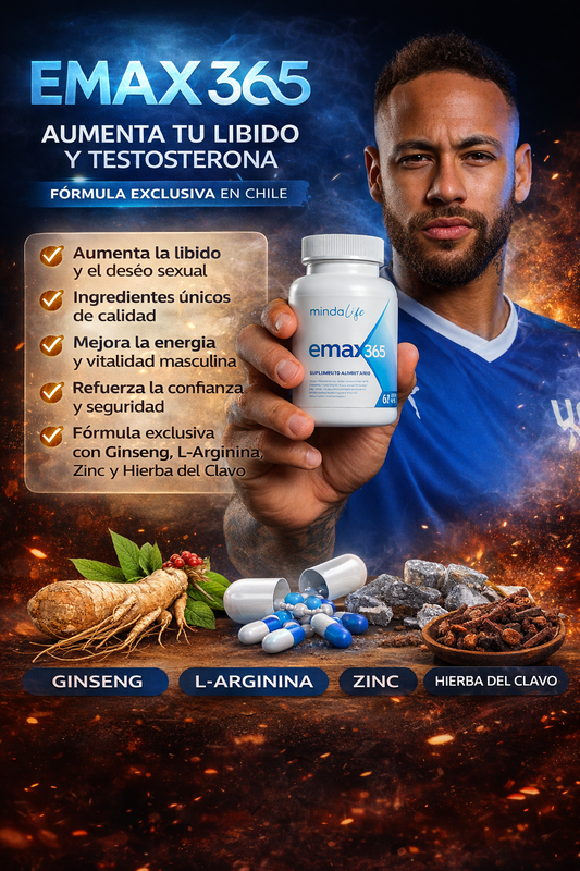 Emax 365 – Potenciador Masculino Natural