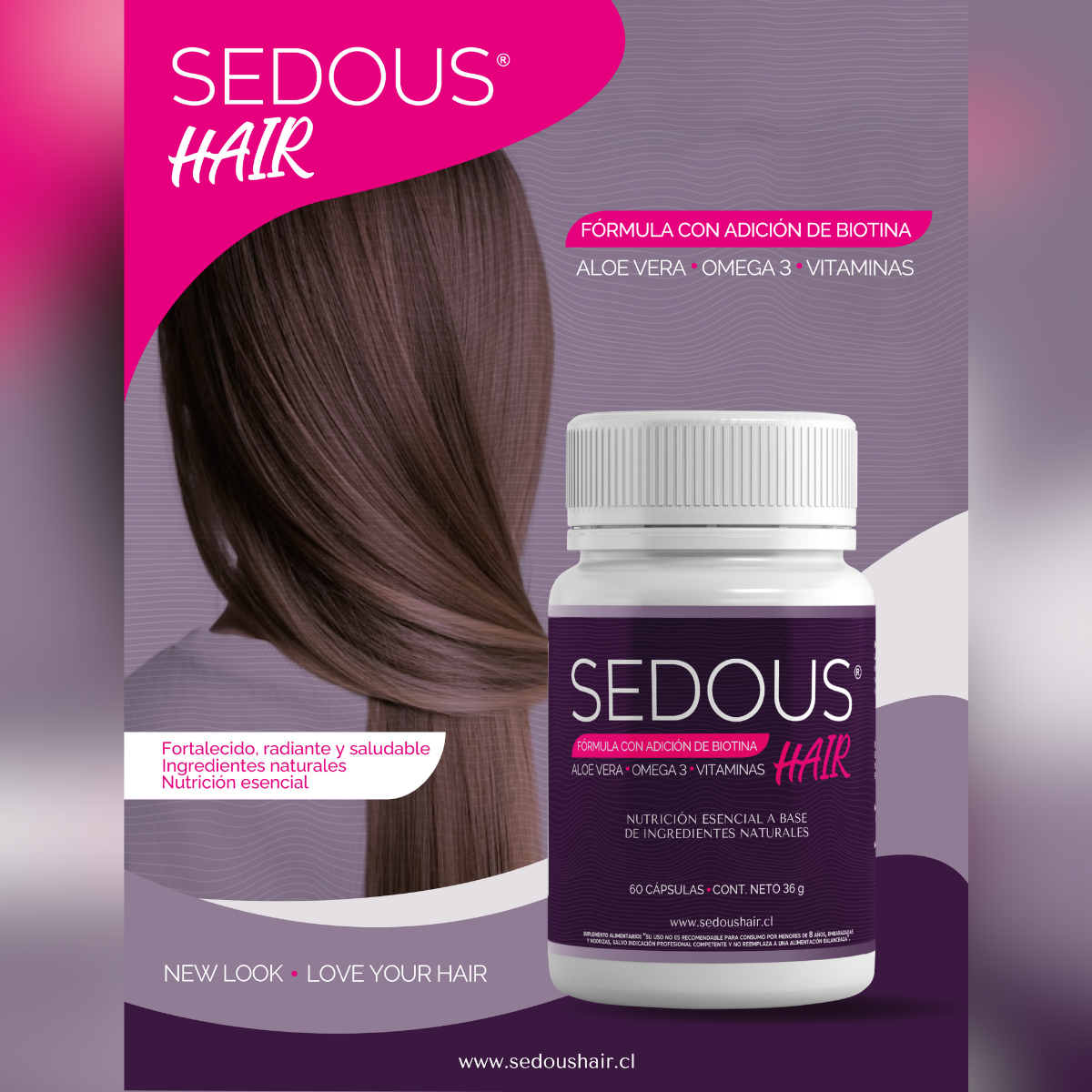 Sedous Hair 60 cápsulas
