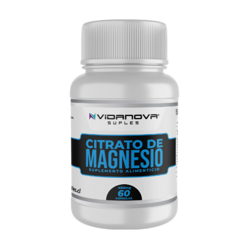 Citrato de Magnesio  60 Cápsulas – Apoyo Muscular y Nervioso