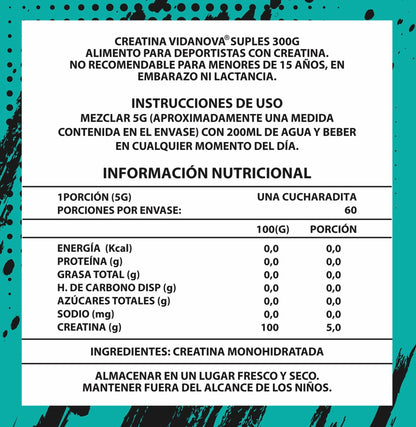 Creatina Monohidratada Micronizada Pro 300 g
