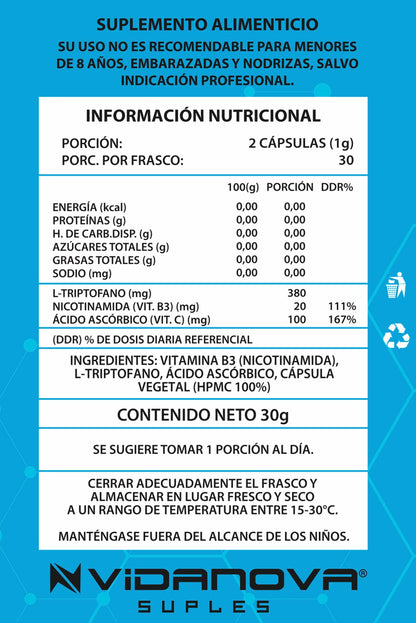 NAD+ Precursor – 60 Cápsulas