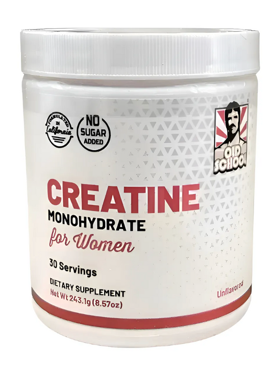 Old School Labs Creatina Monohidratada para Mujeres. 240gr