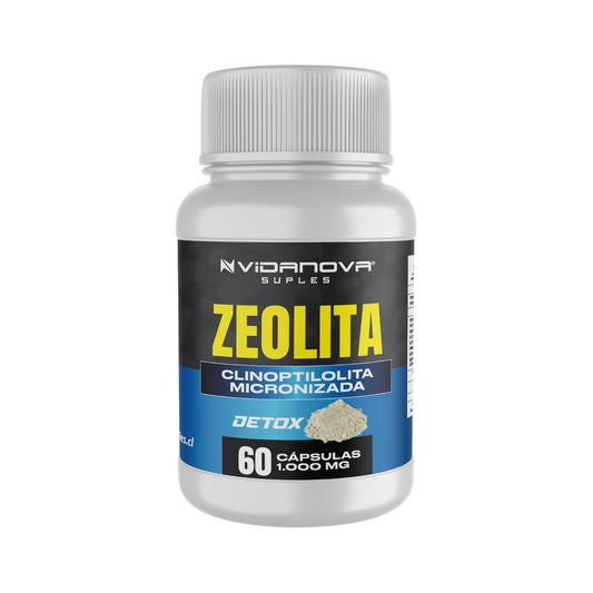 Zeolita Clinoptilolita Micronizada  60 Cápsulas – Detox Natural
