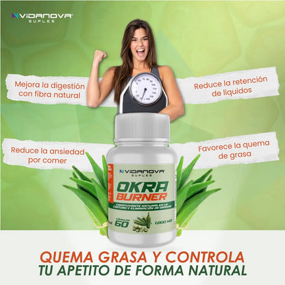 Okra Burner – 60 Cápsulas