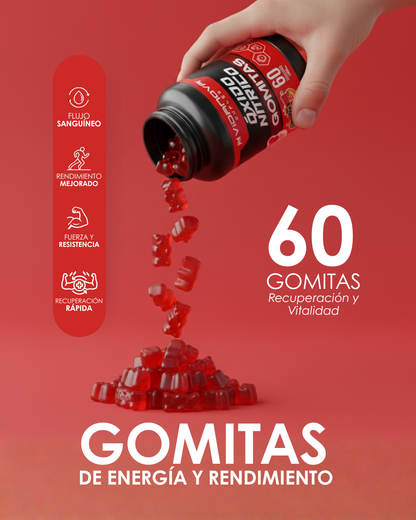 Óxido Nítrico Gomitas – 60 Gomitas