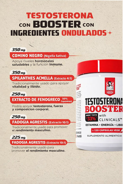 Testosterona Booster – Energía, Estamina y Rendimiento Masculino