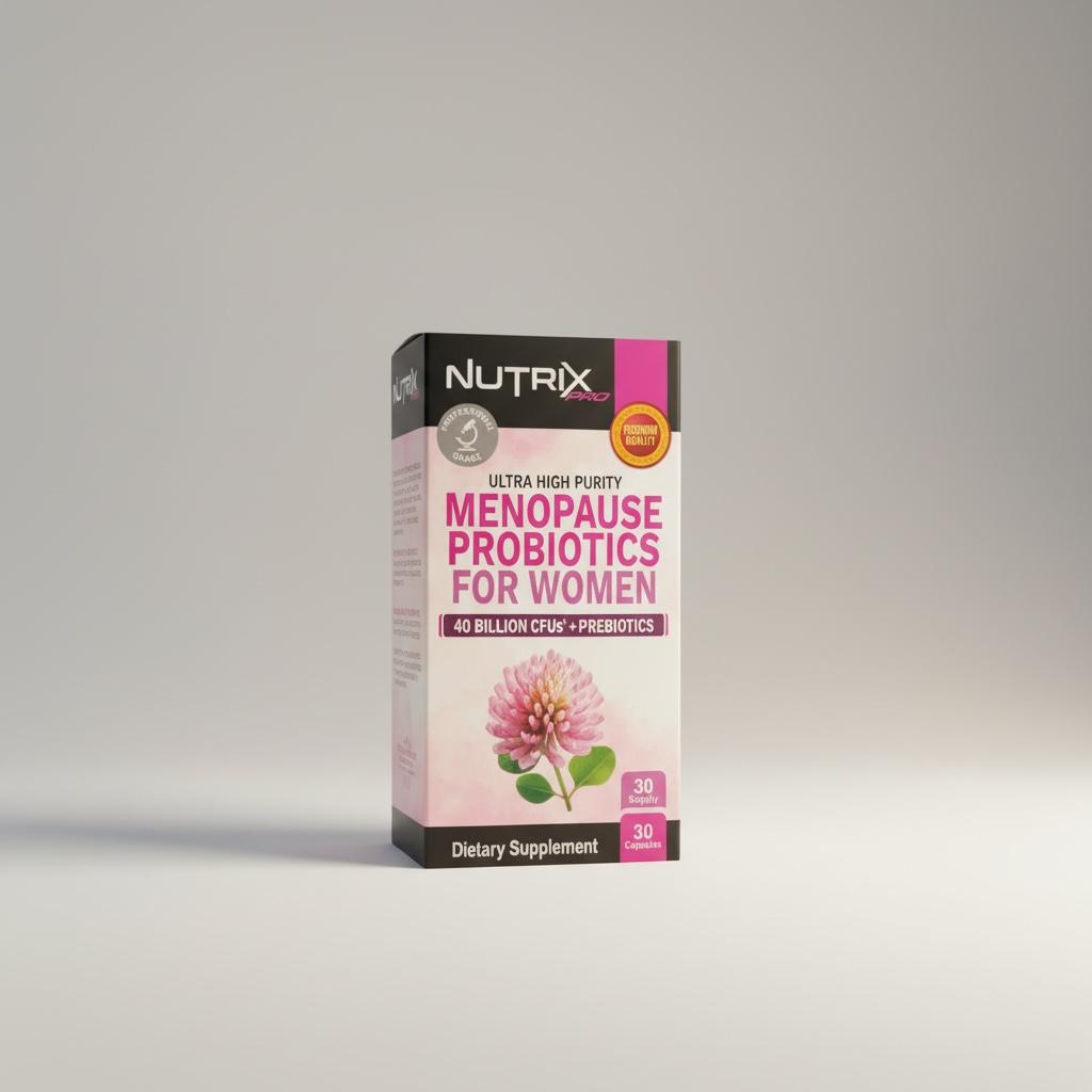 Nutrix Menopause Probiotics for Women – Suplemento Probiótico para la Menopausia