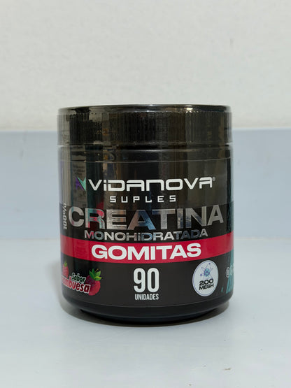 Creatina Monohidratada en Gomitas – 90 Unidades 💪