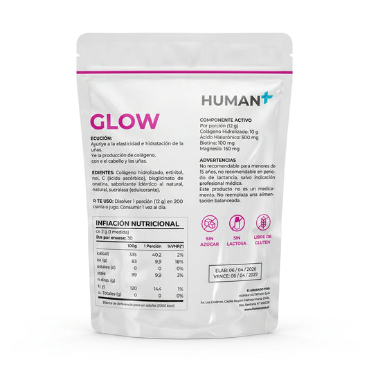 Colágeno + Belleza Human Glow 360gr