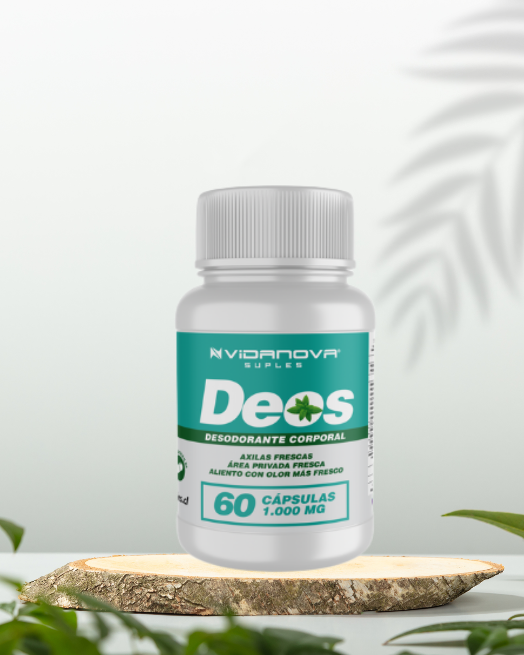 Deos Cápsulas Desodorante Corporal Natural  60 Cápsulas